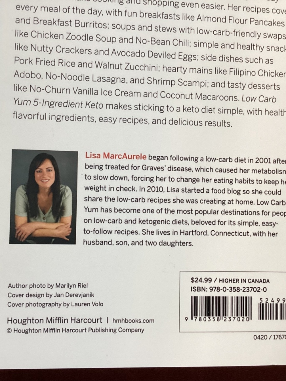 Low Carb Yum 5-Ingredient Keto Cookbook by Lisa MarcAurele New - Picture 4 of 4